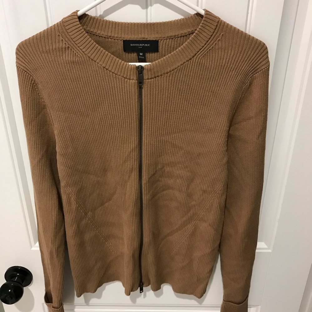 Banana Republic Factory Zip-Front Cardigan